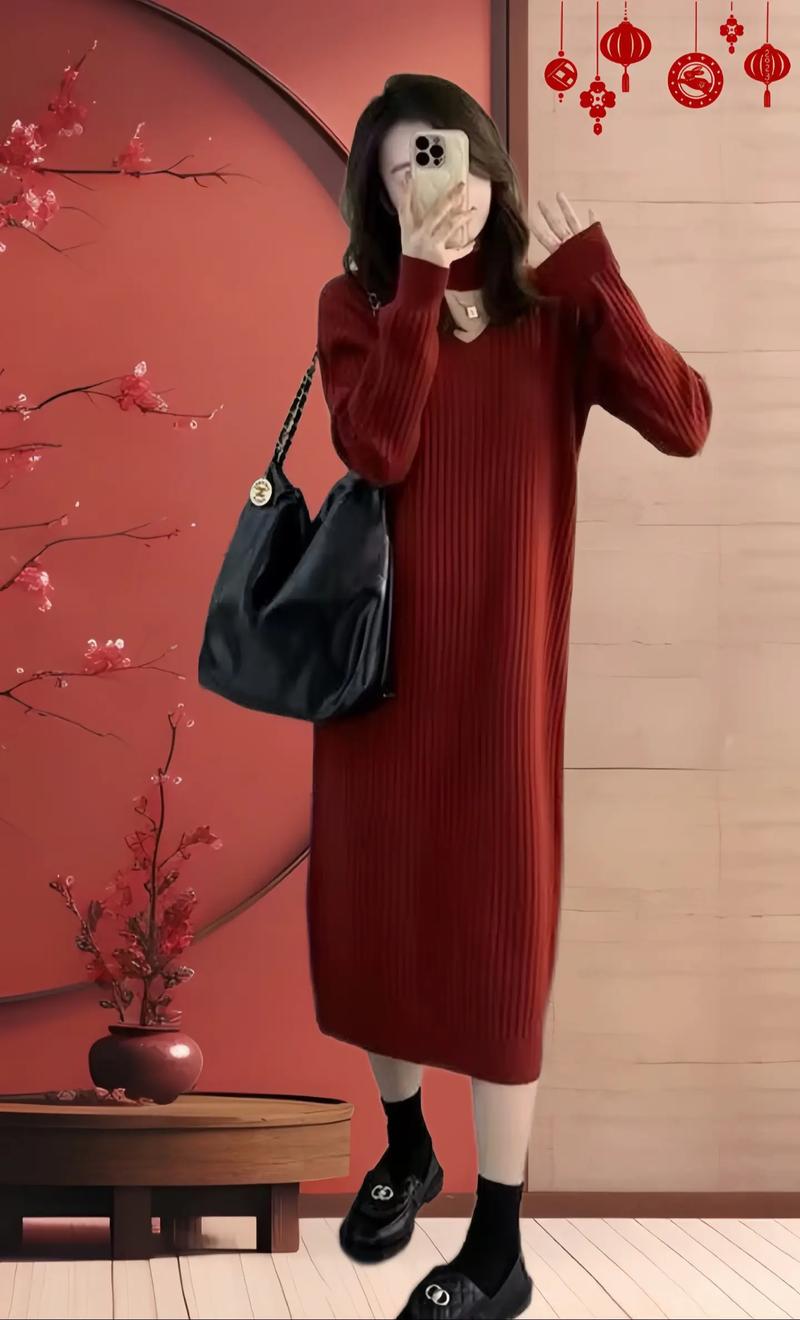 红色连衣裙搭配什么鞋子