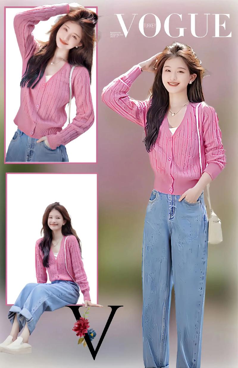 粉色外套配什么打底