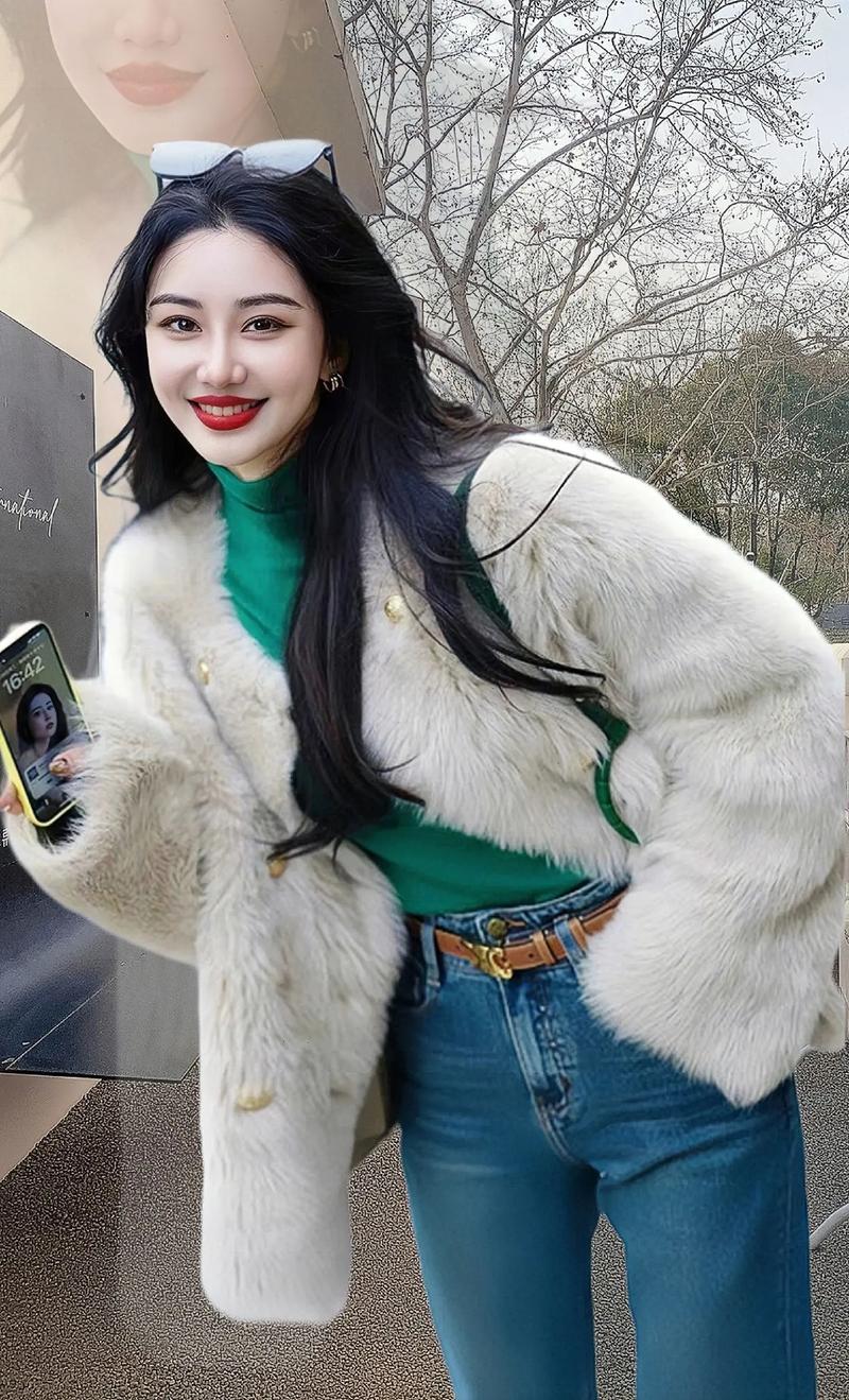 白色毛外套怎么搭配衣服好看吗