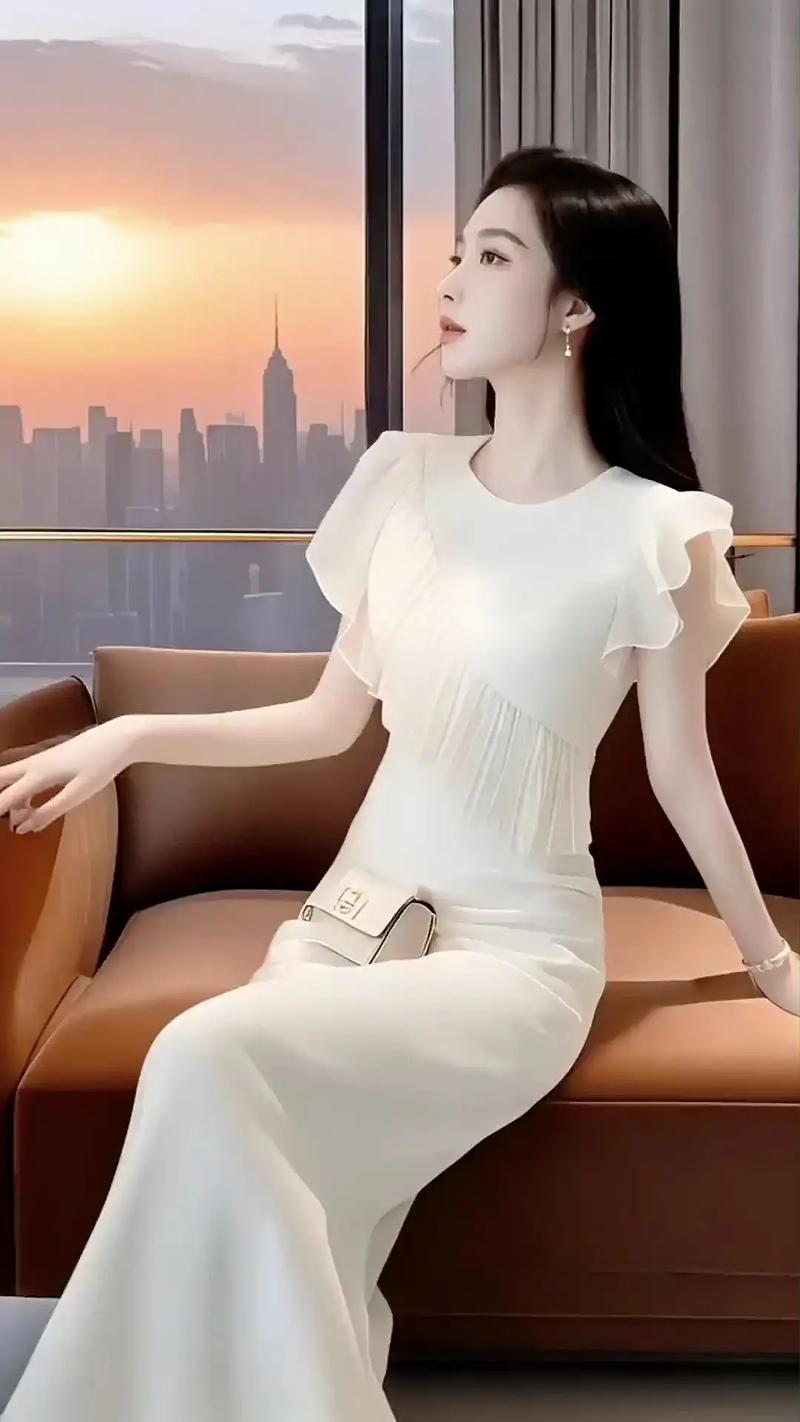 白色的裙子怎么搭配图片