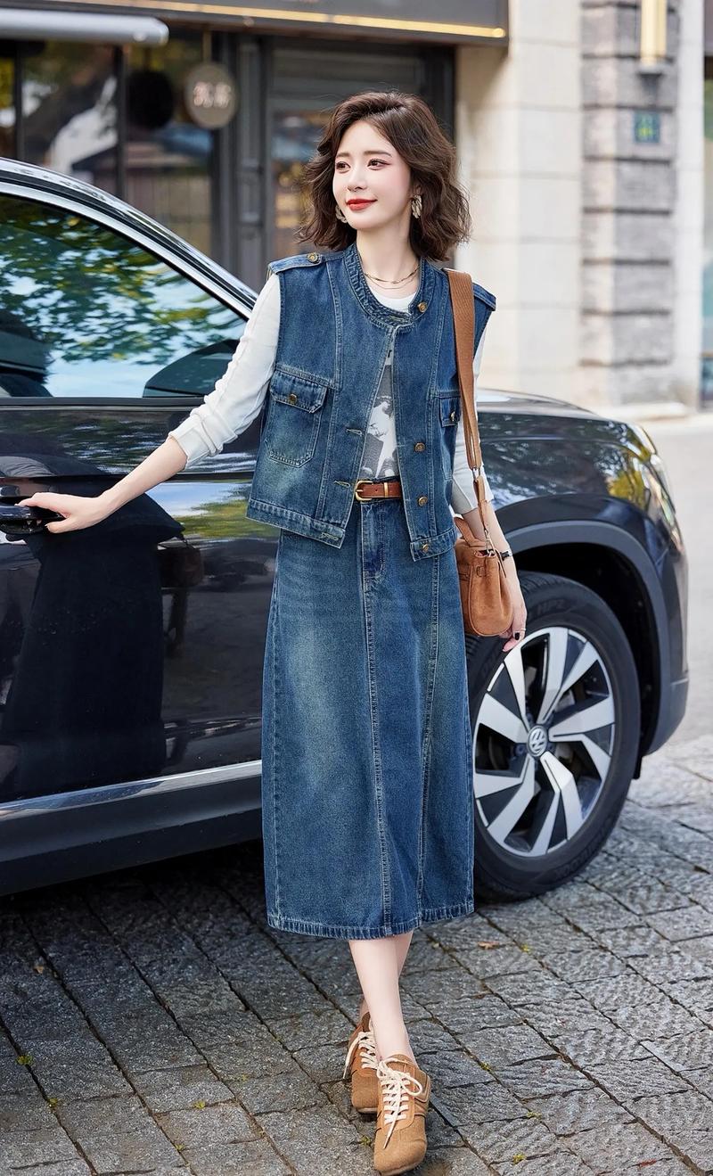 矮穿马甲怎么搭配衣服