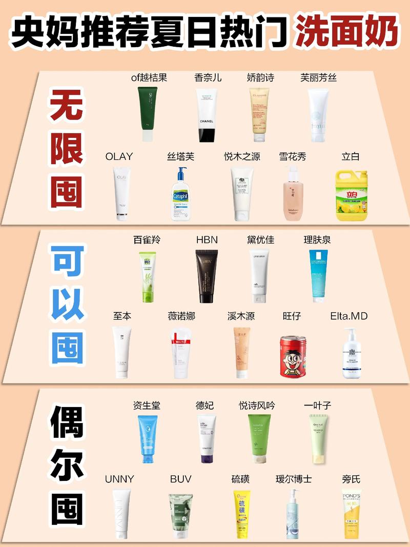 清洁好用的洗面奶推荐