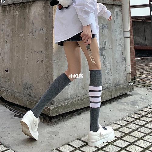 中桶袜鞋怎么搭配图片