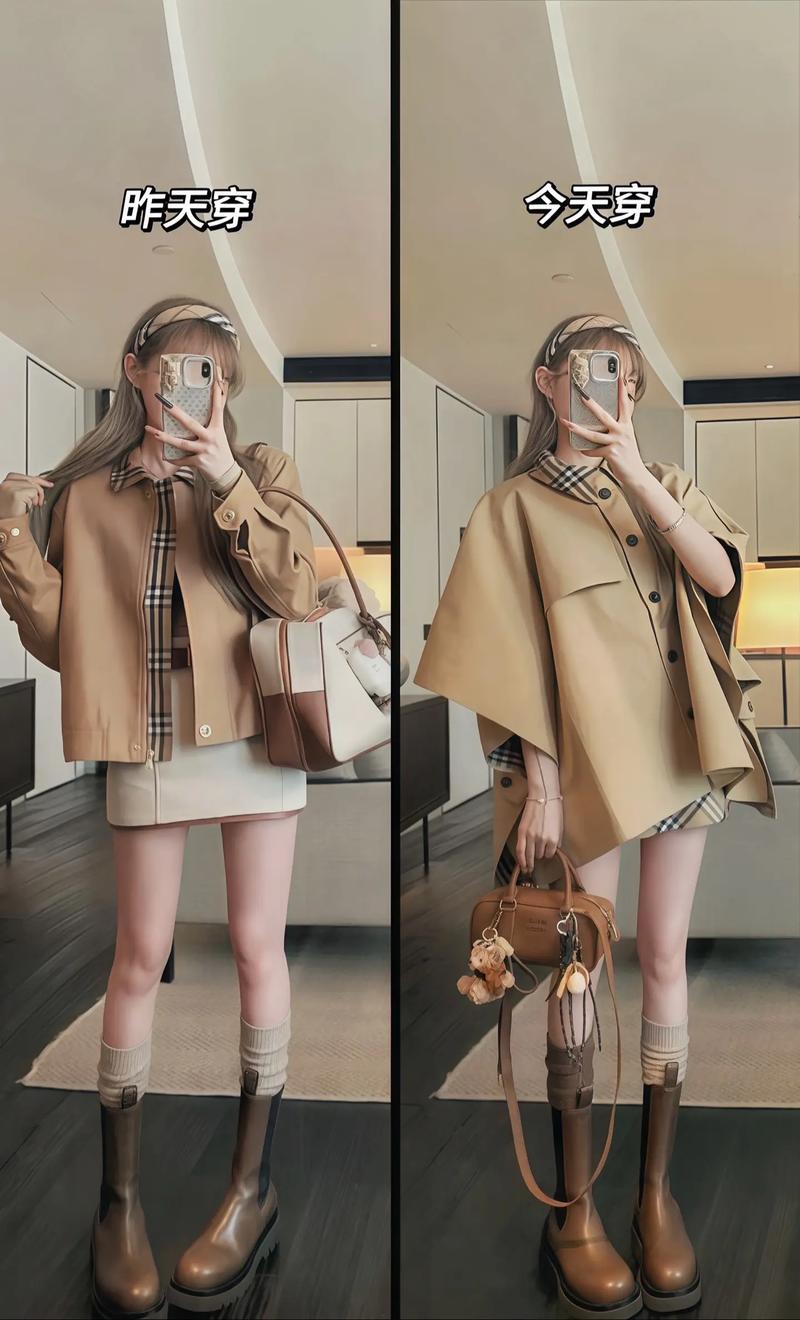 英伦风女风衣怎么搭配