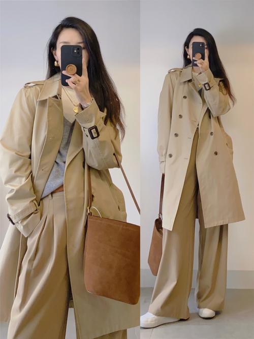 英伦风女风衣怎么搭配