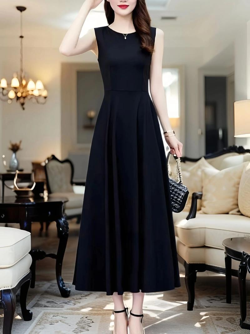 休闲背心长裙怎么搭配