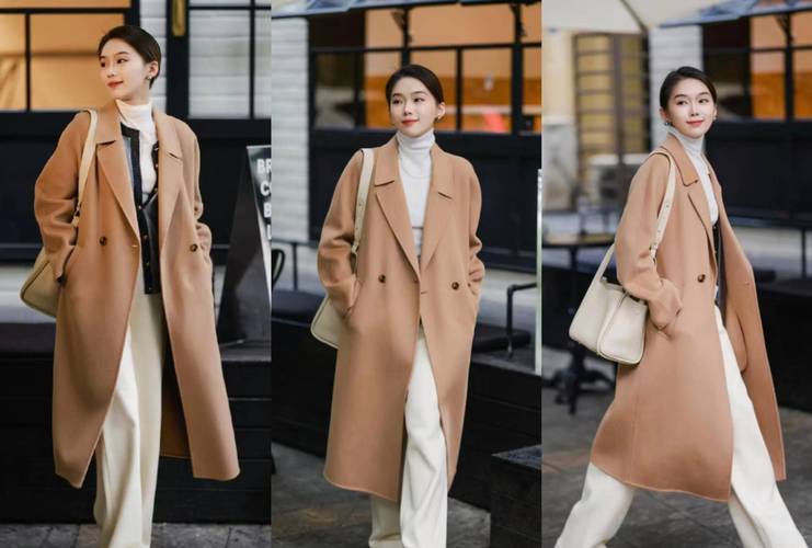 驼色尼大衣怎么搭配什么围巾