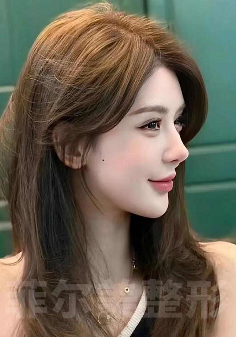 鼻子大适合什么发型