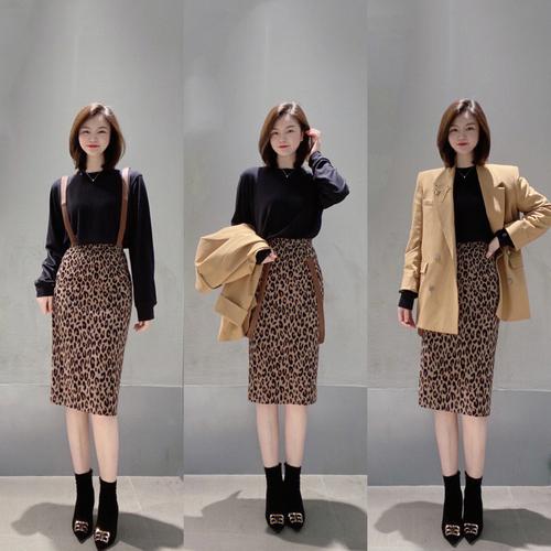 怎么搭配豹纹裙子