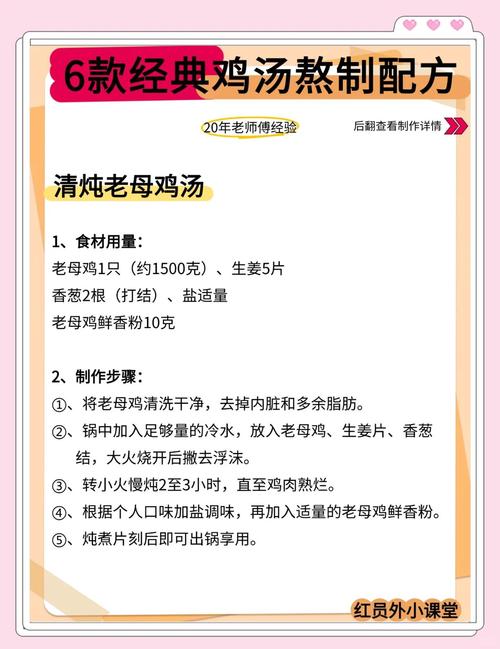 炖鸡汤放什么料