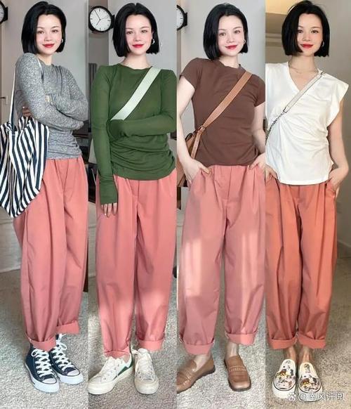 粉色上衣搭配什么颜色裤子