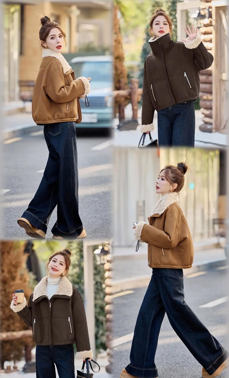 翻毛皮大衣怎么搭配