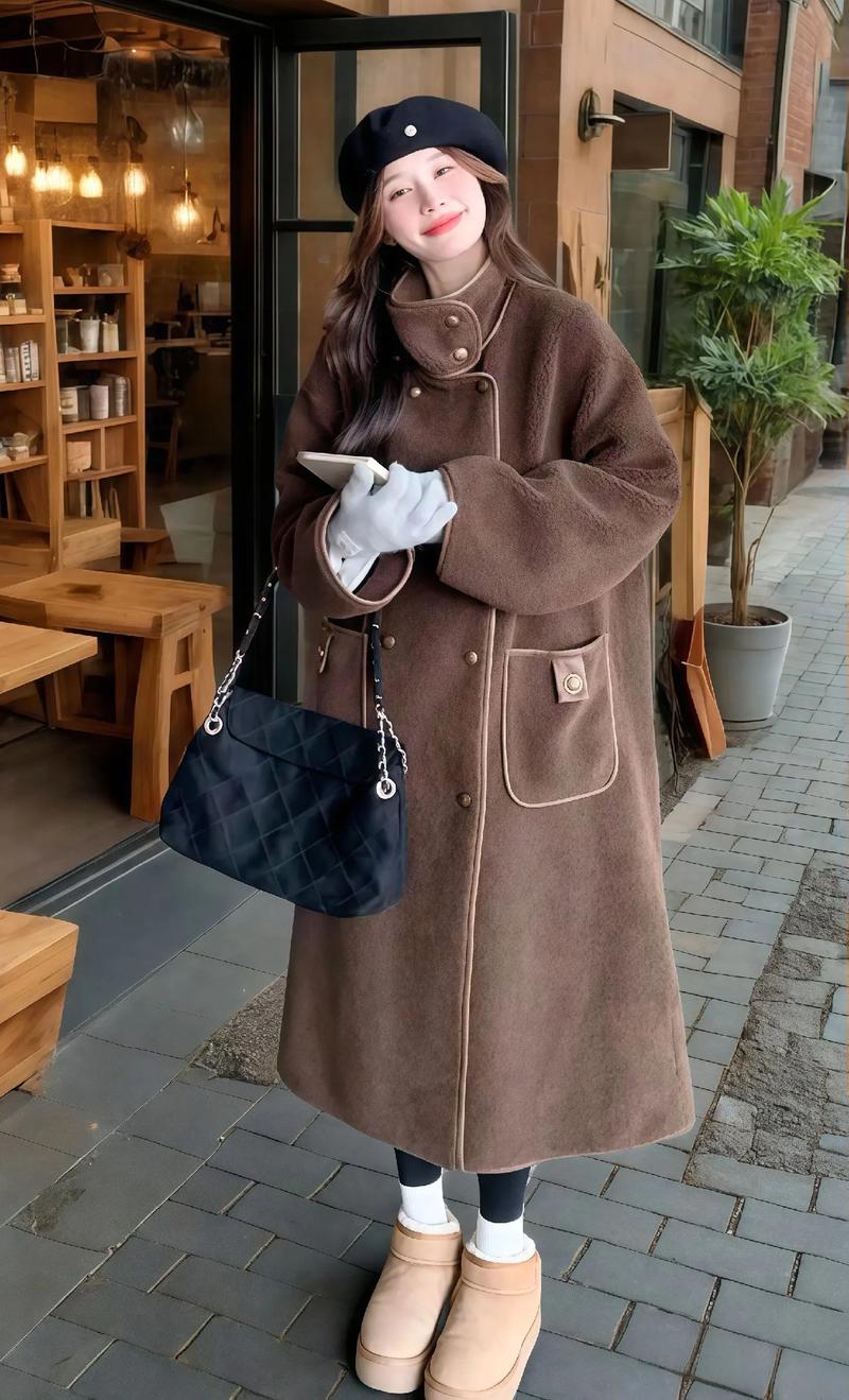 翻毛皮大衣怎么搭配