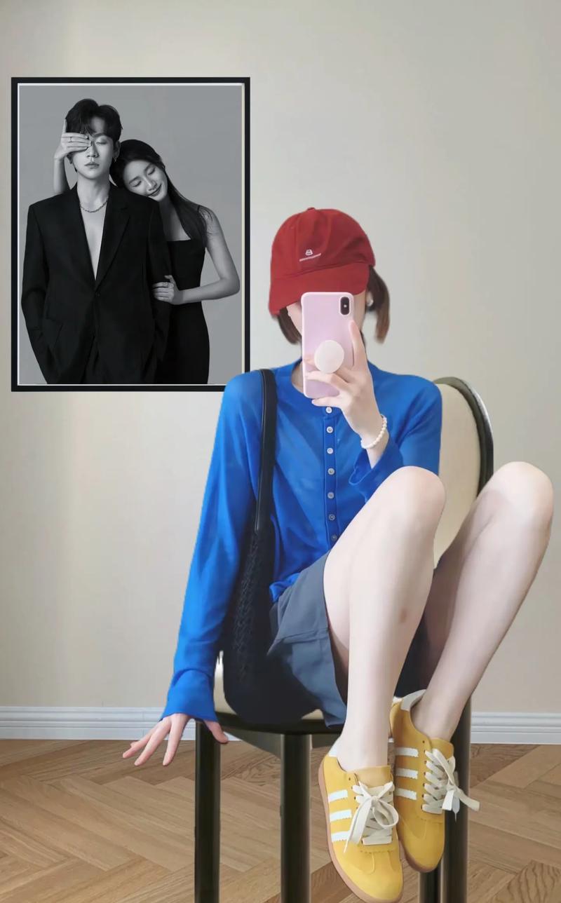 蓝色t恤搭配什么外套