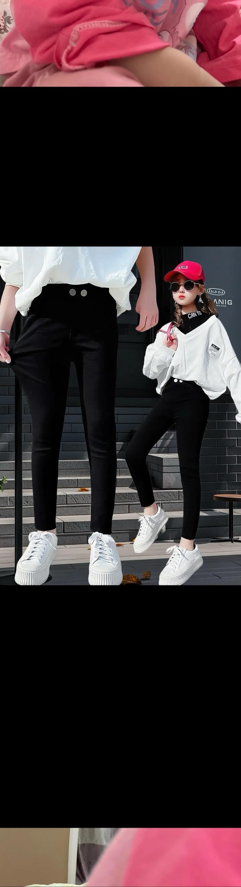 紧身小黑裤怎么搭配