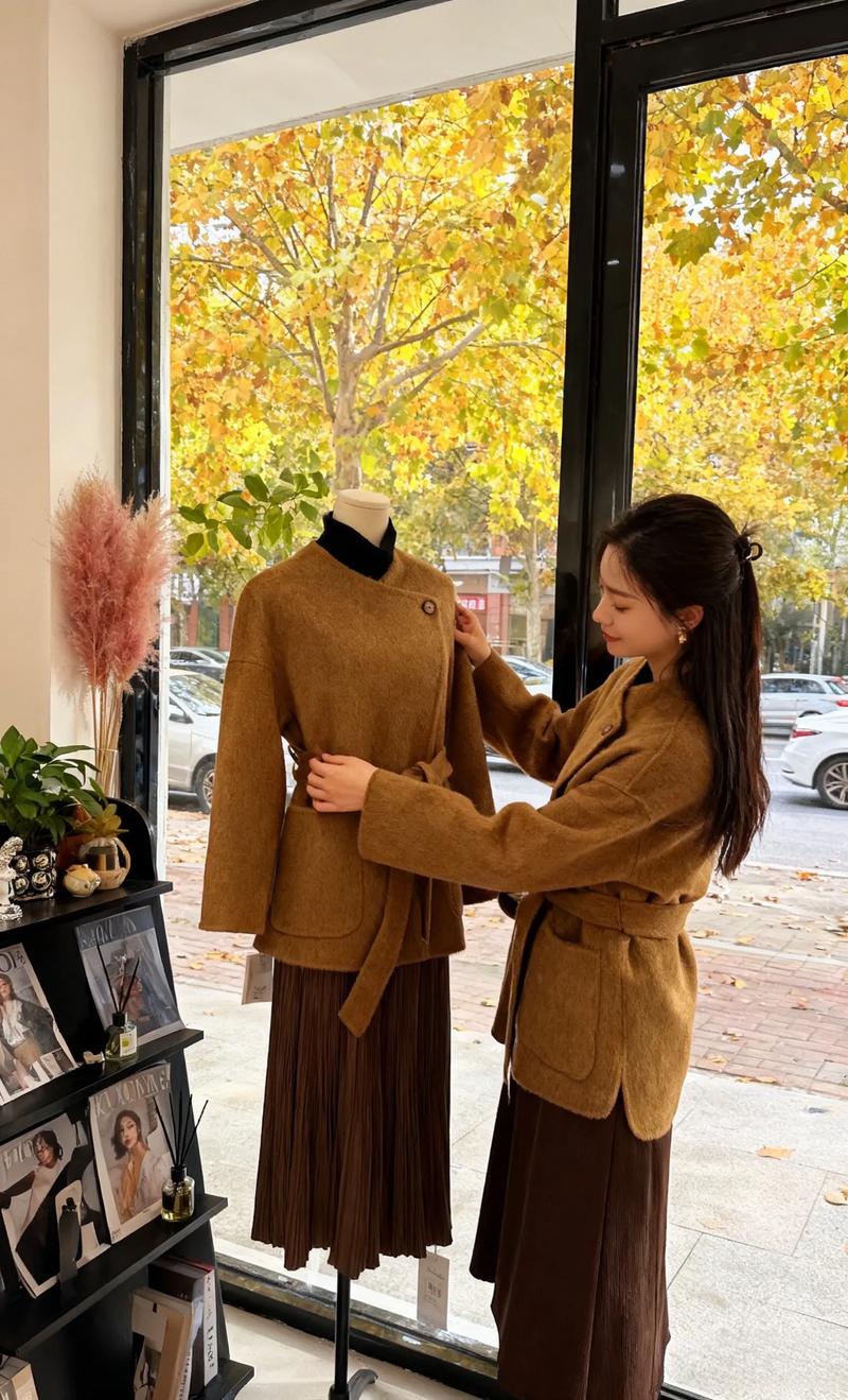 焦糖色的大衣怎么搭配