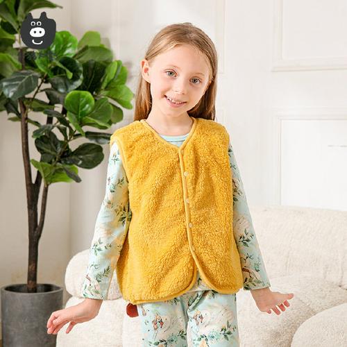 儿童毛呢马甲怎么搭配