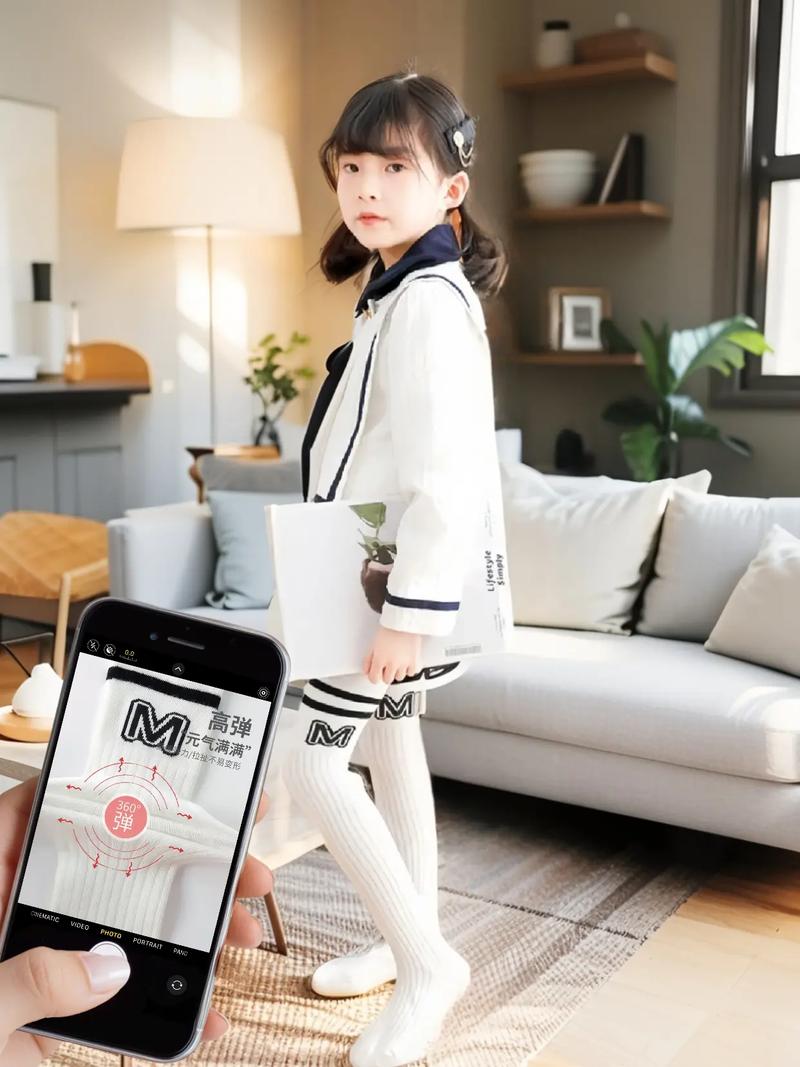 儿童穿长筒袜怎么搭配