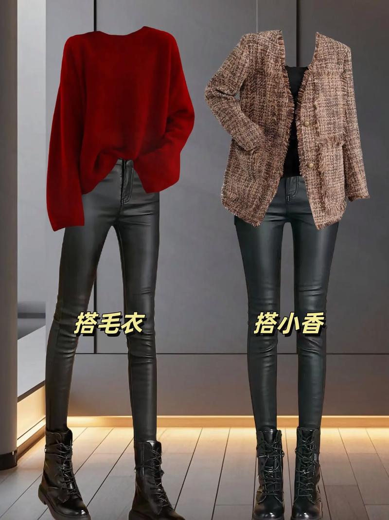 银色皮裤怎么搭配鞋子