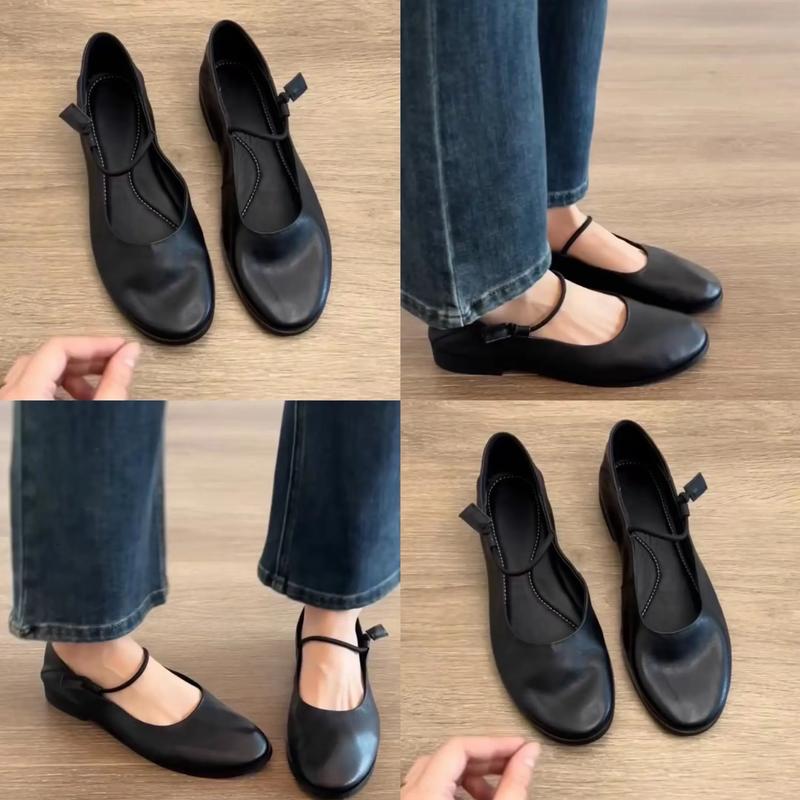 平底小跟皮鞋怎么搭配图片