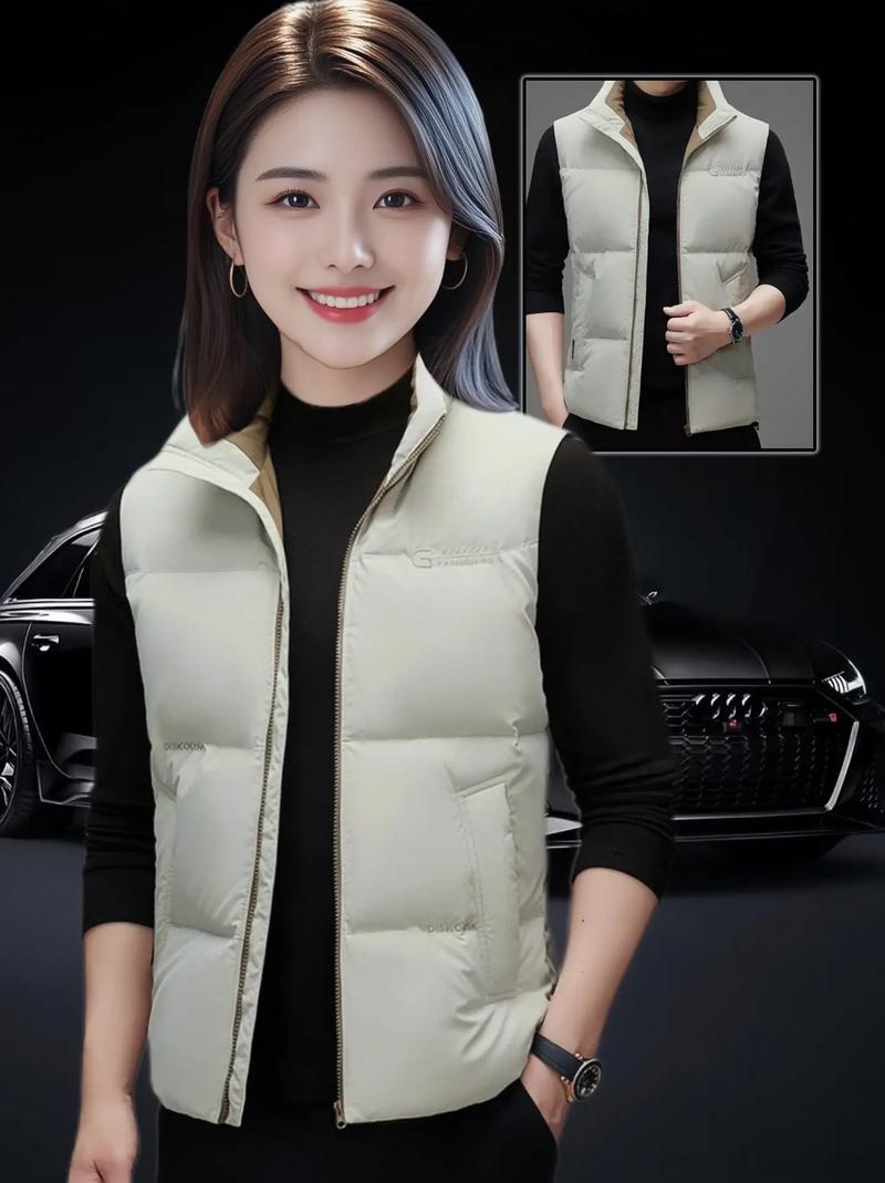 皮衣羽绒马甲怎么搭配图片