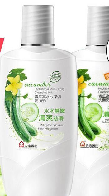 安安青瓜洗面奶贡超标