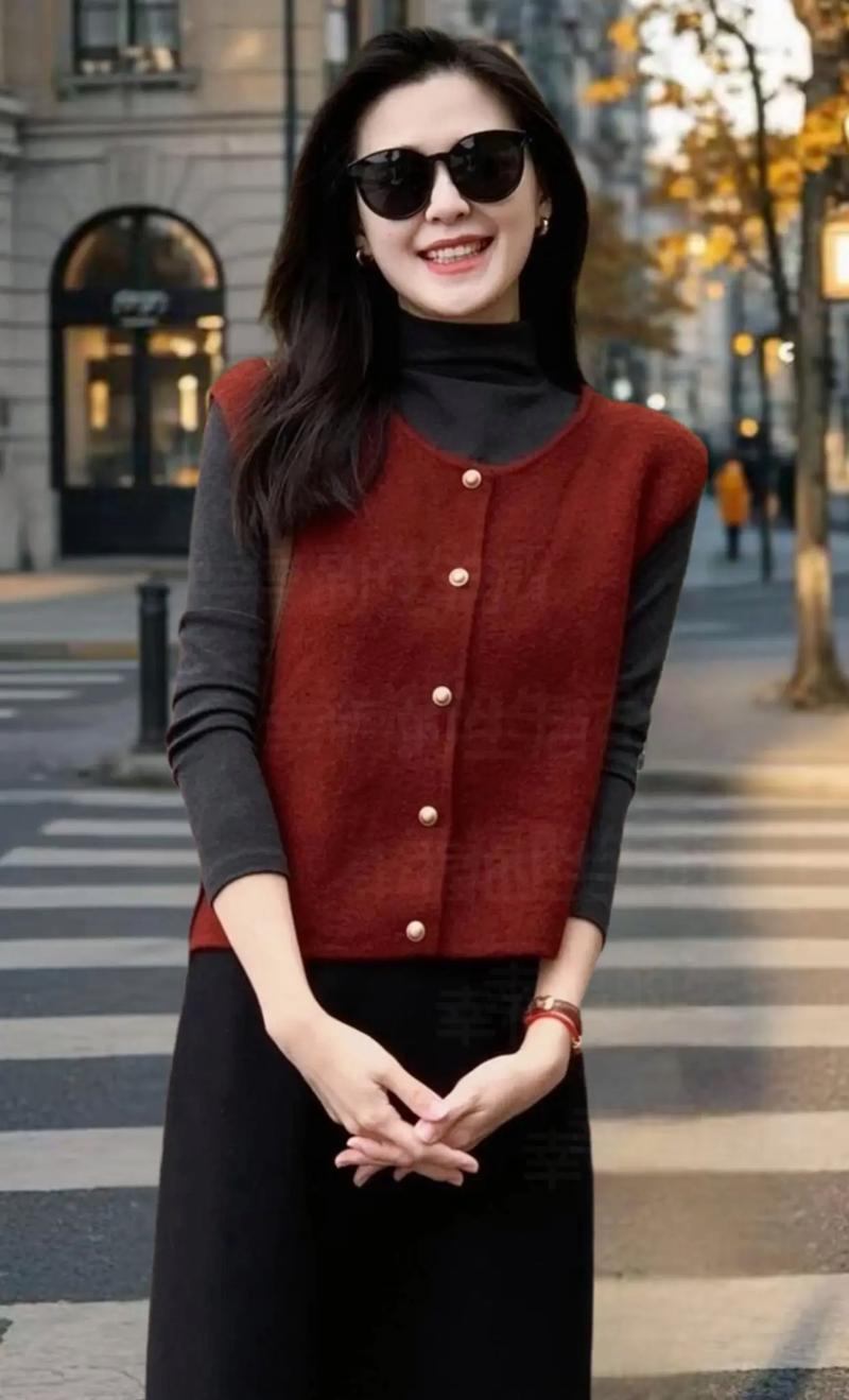 女生马甲怎么搭配