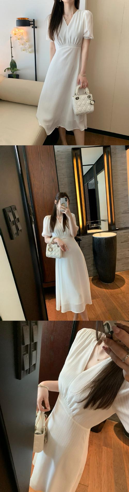 纯色裙子怎么搭配图片