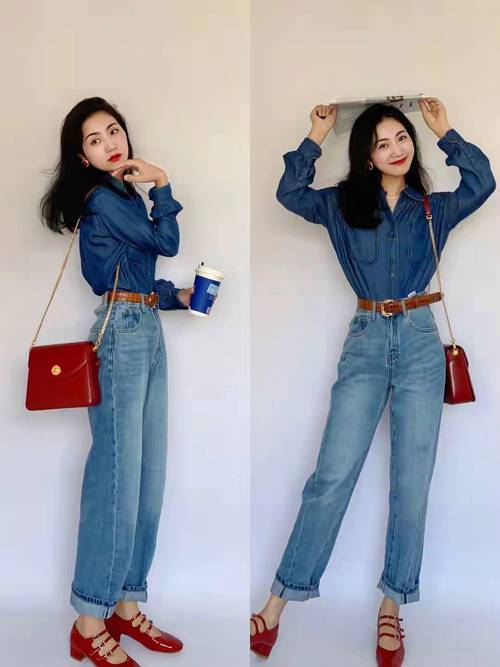 穿牛仔的女生怎么搭配什么裤子图片欣赏
