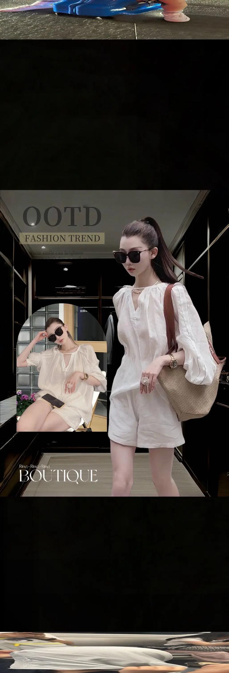 衬衫手臂怎么搭配