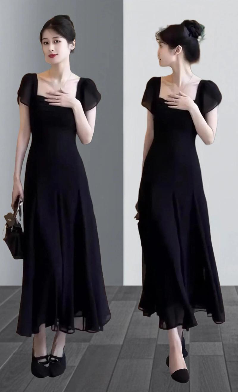 黑色连衣裙搭配什么鞋子