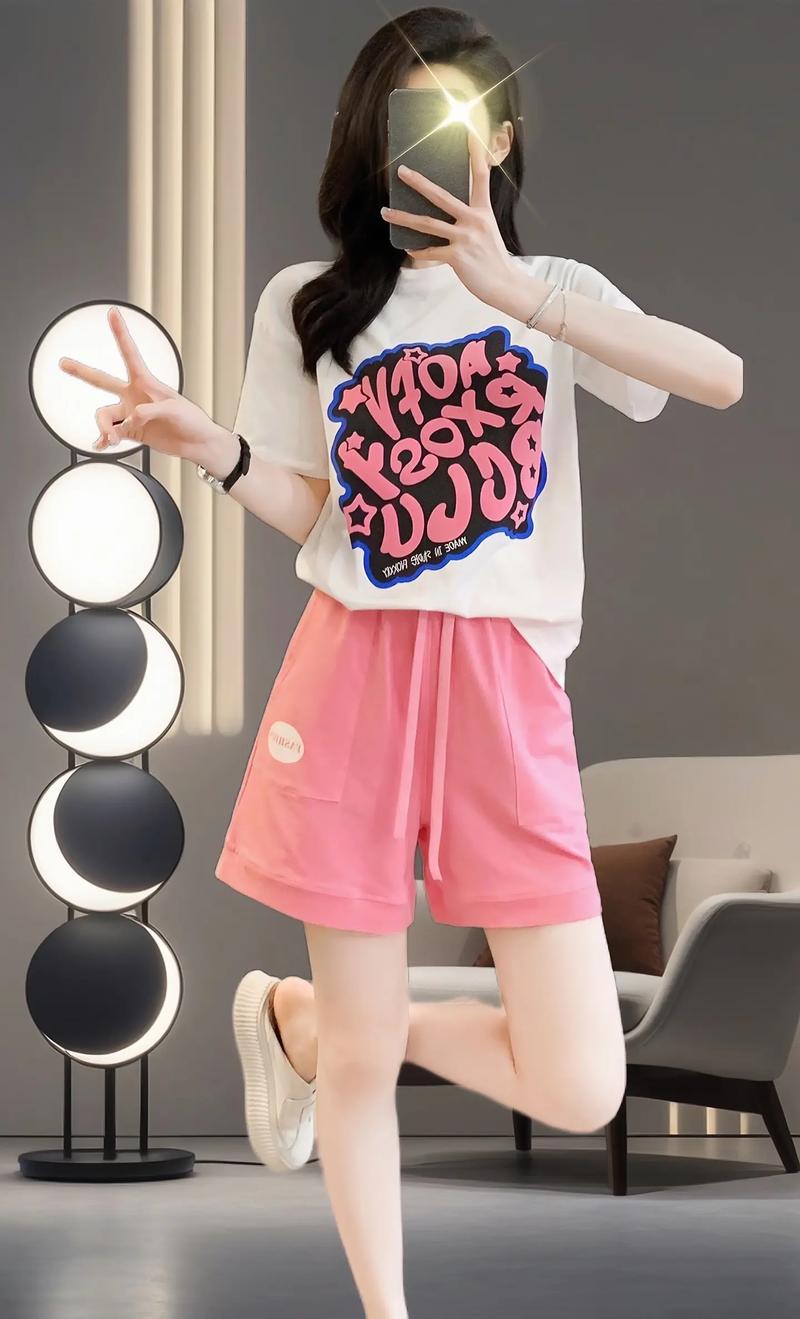 粉色短袖配什么裤子