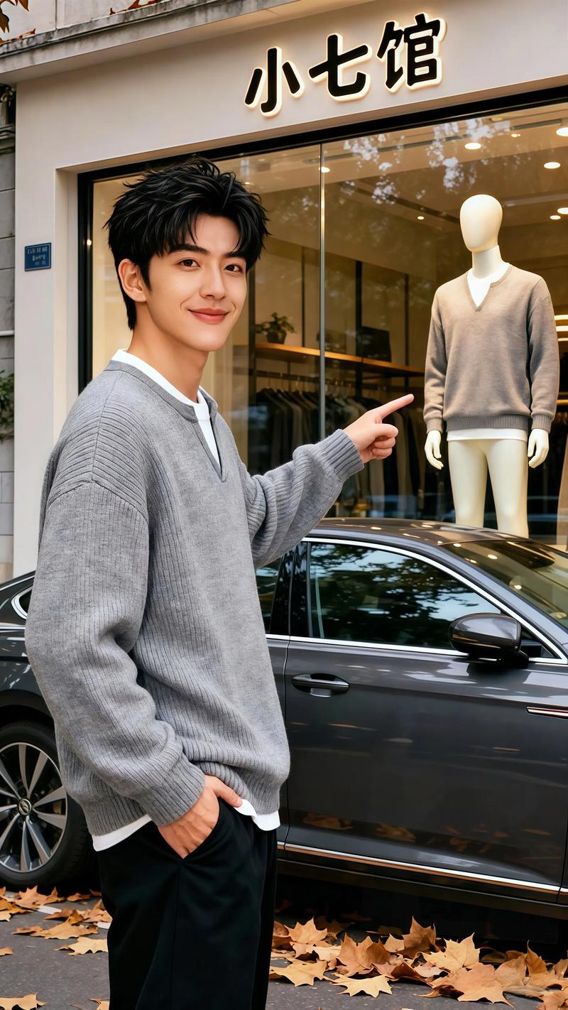 阔腿裤男生怎么搭配上衣图片欣赏