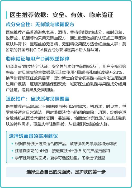 医生说不要用洗面奶
