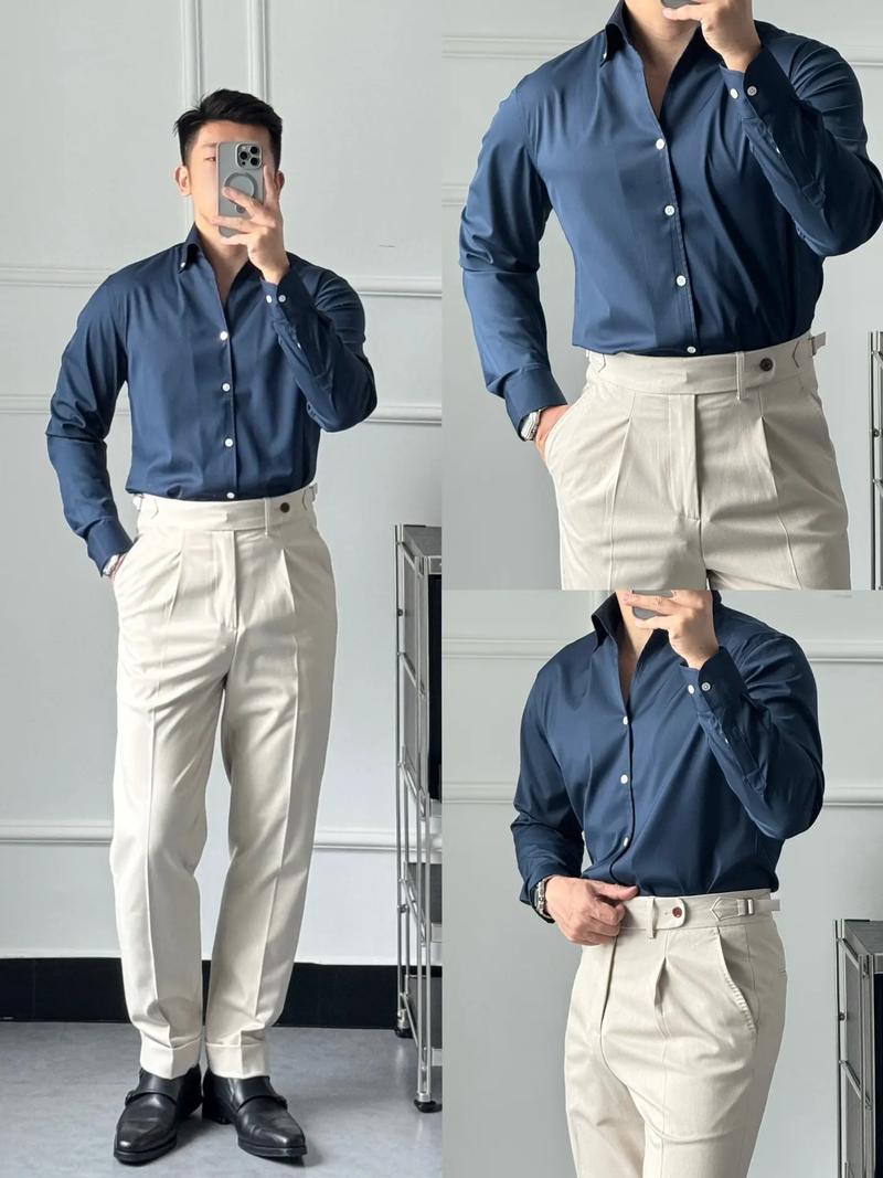 衬衫正装怎么搭配
