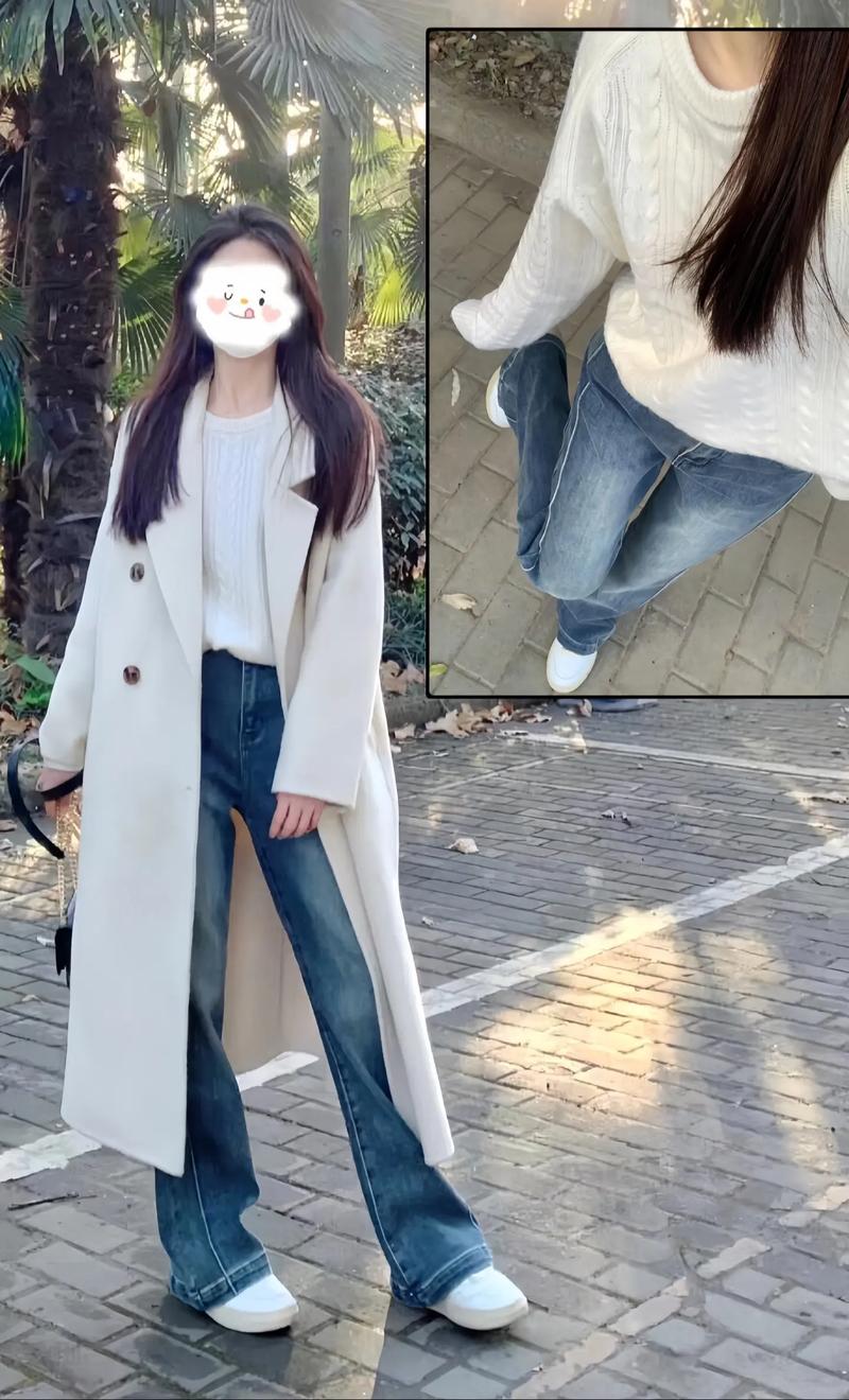 长女装毛呢子大衣外套怎么搭配什么裤子好看