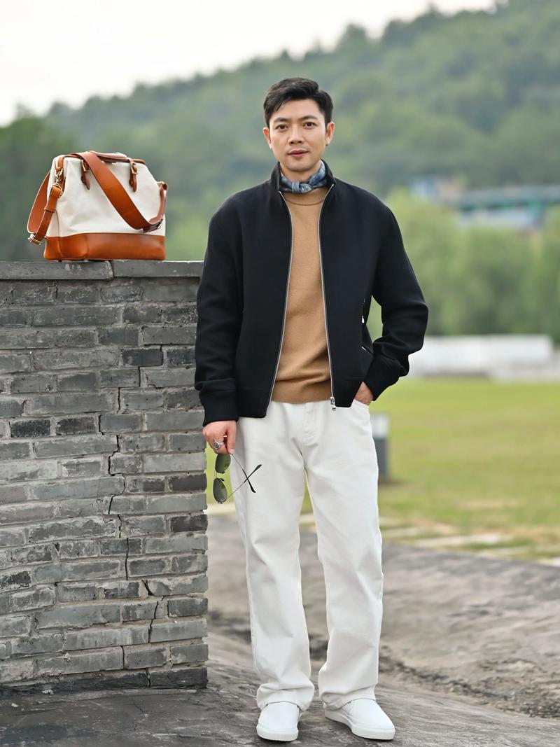 棒球领外套怎么搭配图片