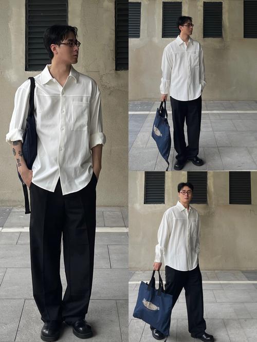 白色男士衬衣怎么搭配