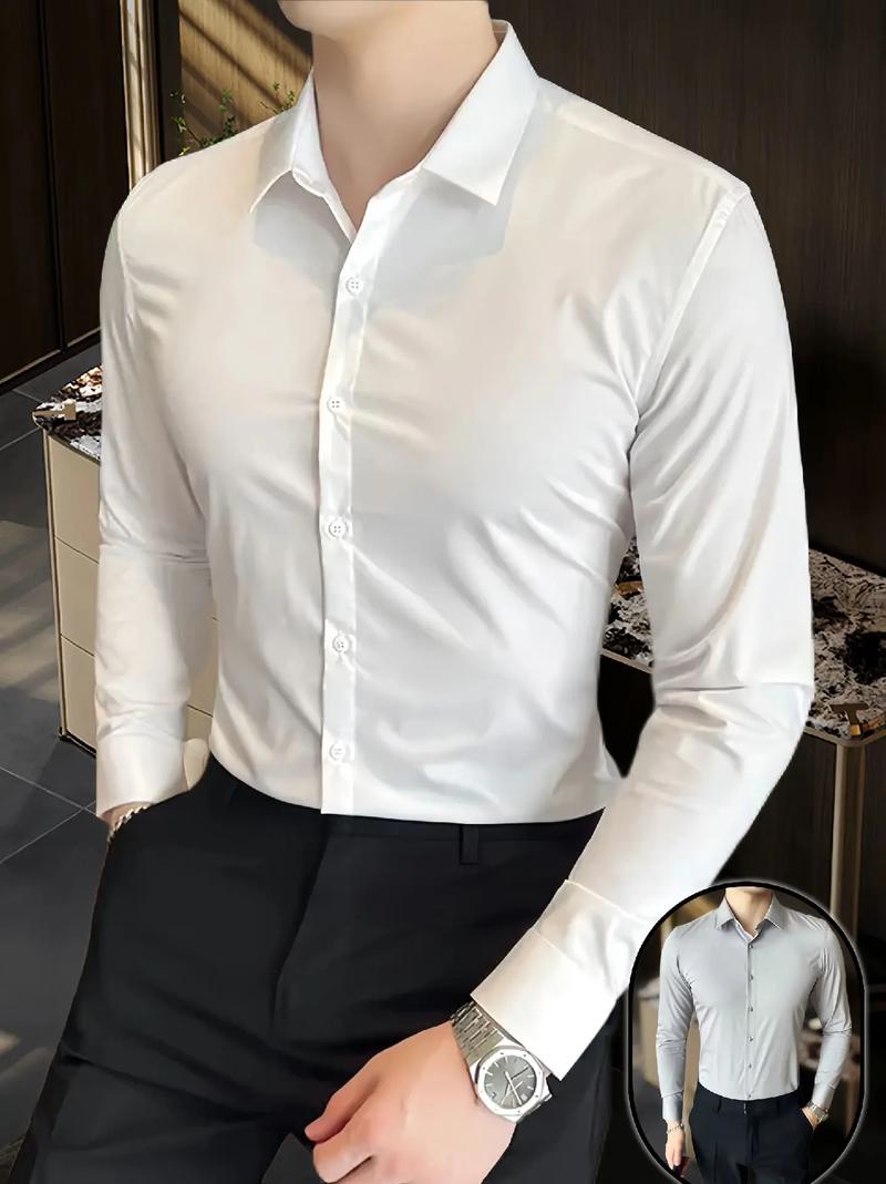 白色男士衬衣怎么搭配