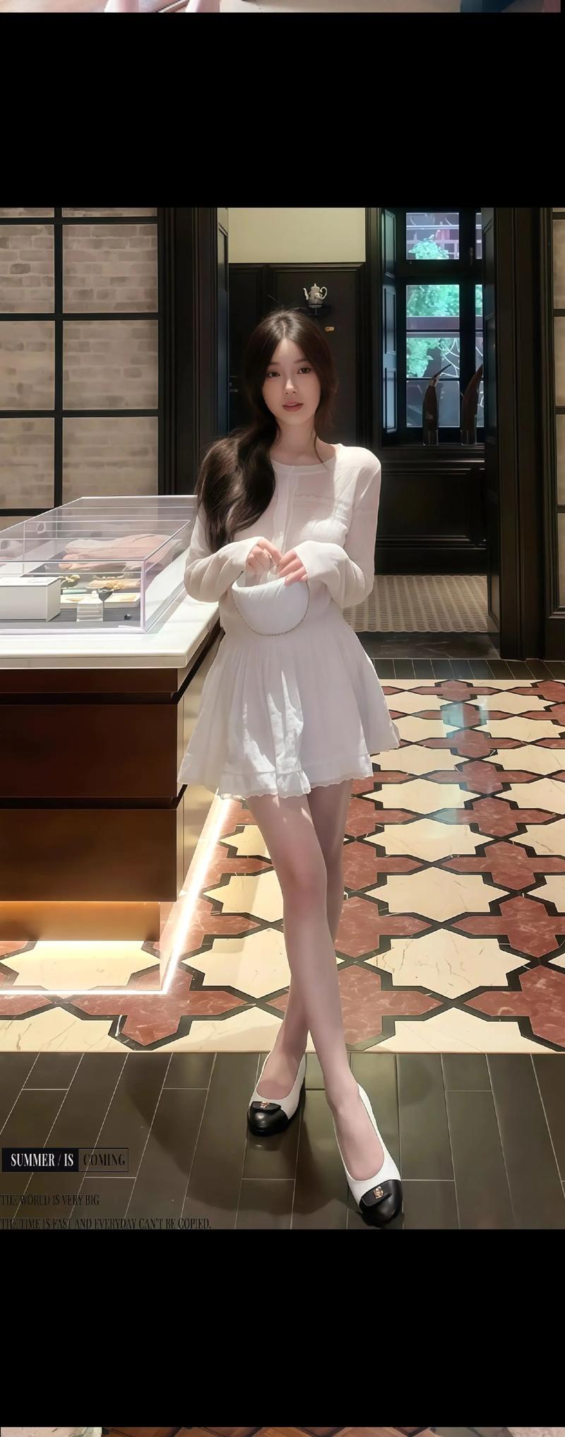 白色的女鞋子怎么搭配衣服