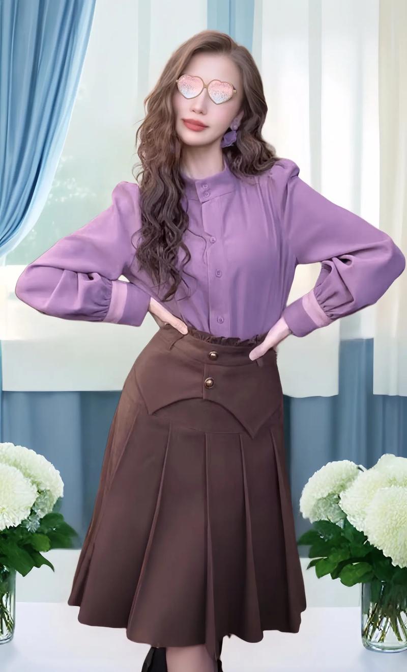 紫色的紫色的鞋子怎么搭配衣服好看图片大全