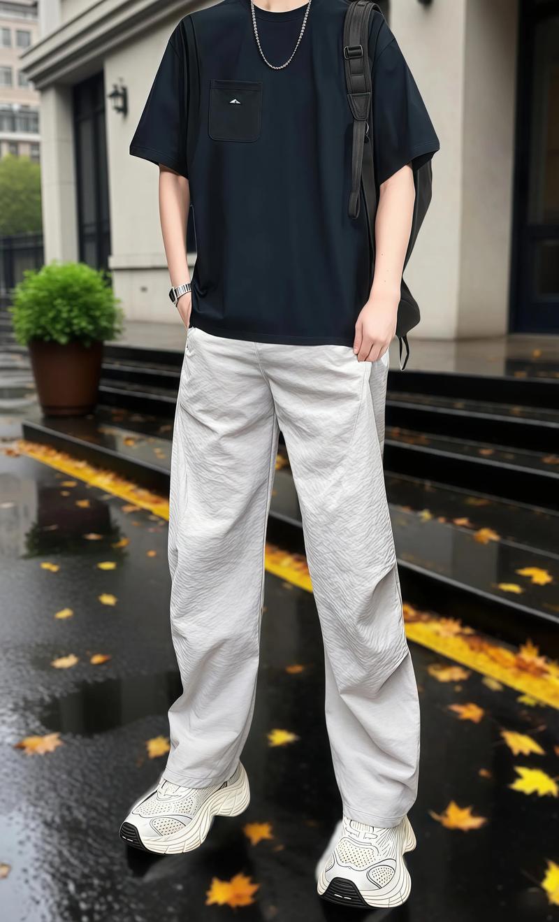 男士直筒裤怎么搭配鞋子