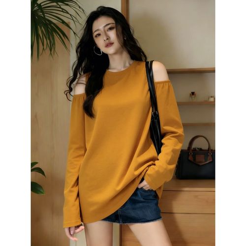 姜黄色t恤怎么搭配外套