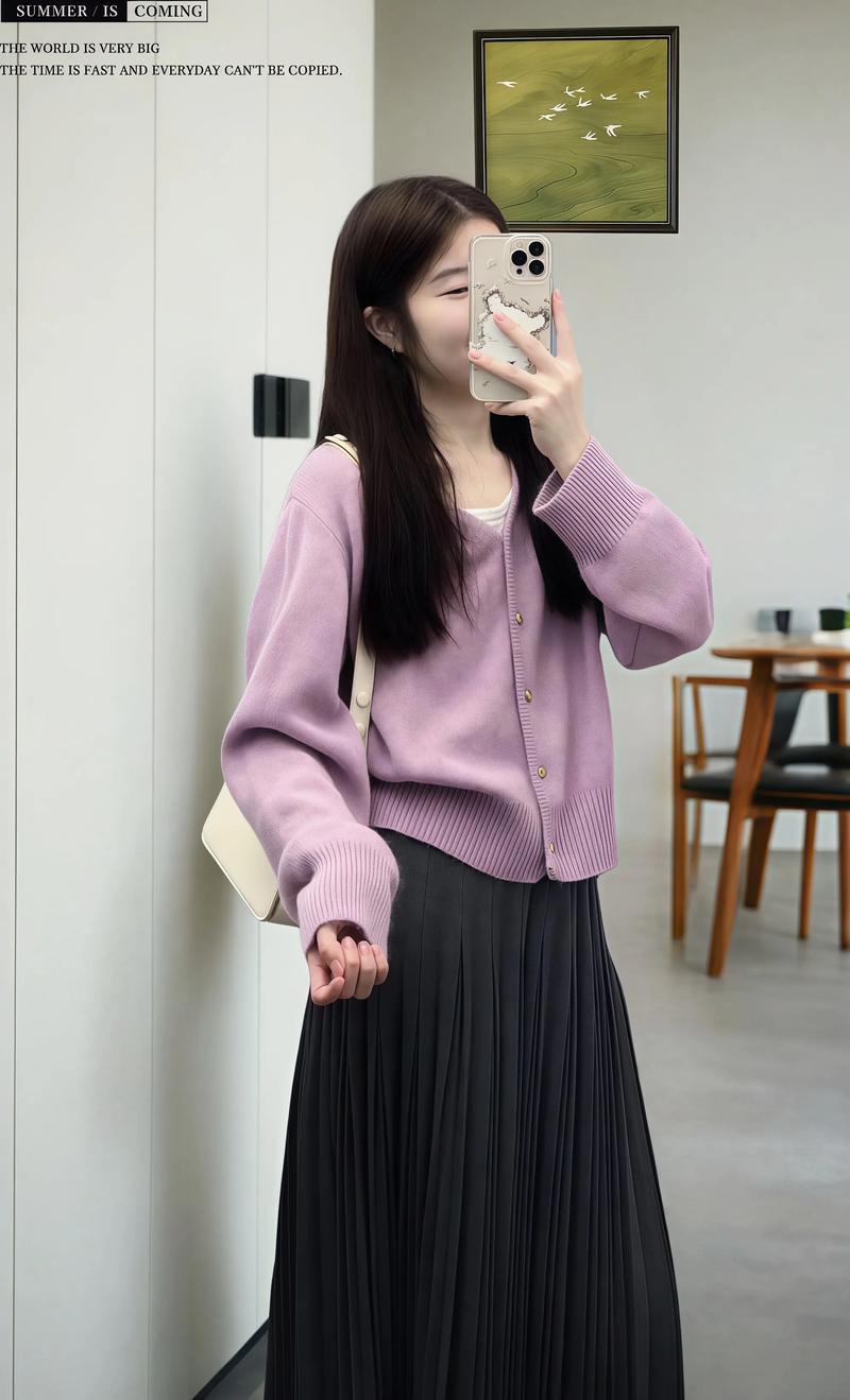 秋冬百褶裙子怎么搭配