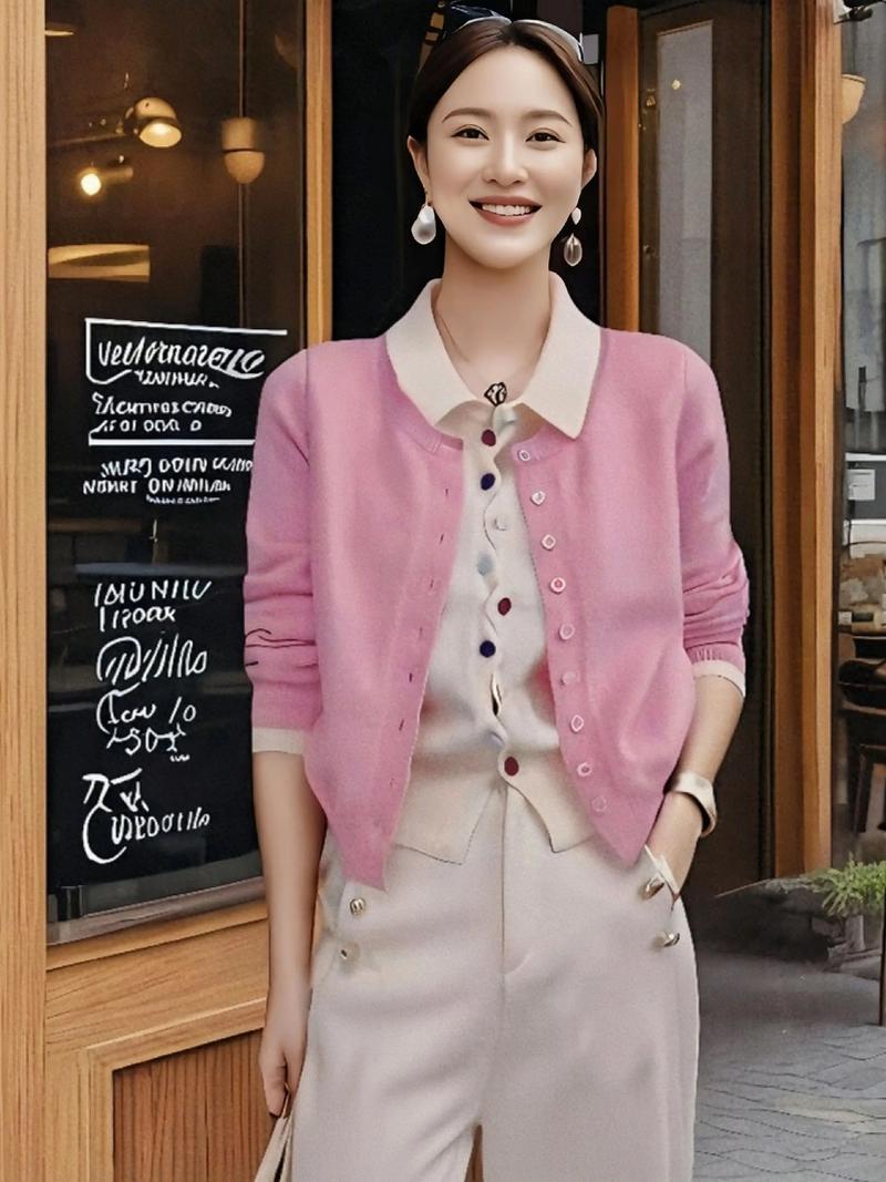 开织衫这种衣服里面该怎么搭配