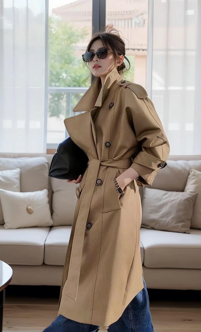 卡其色风衣全身怎么搭配