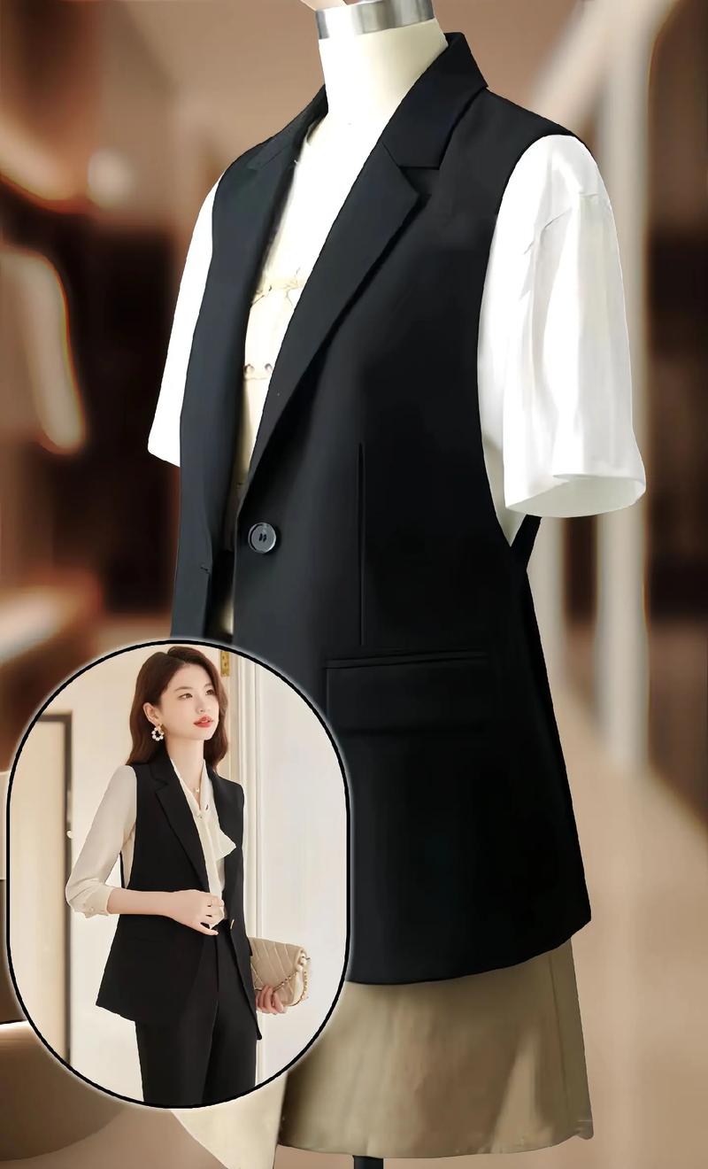 西装三角马甲怎么搭配好看