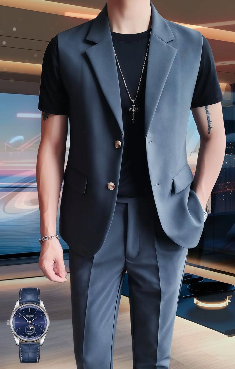 西装高腰马甲怎么搭配好看