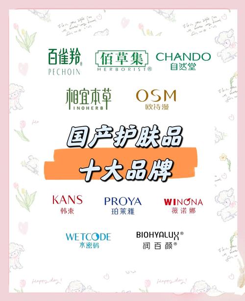 国内有哪些护肤品品牌