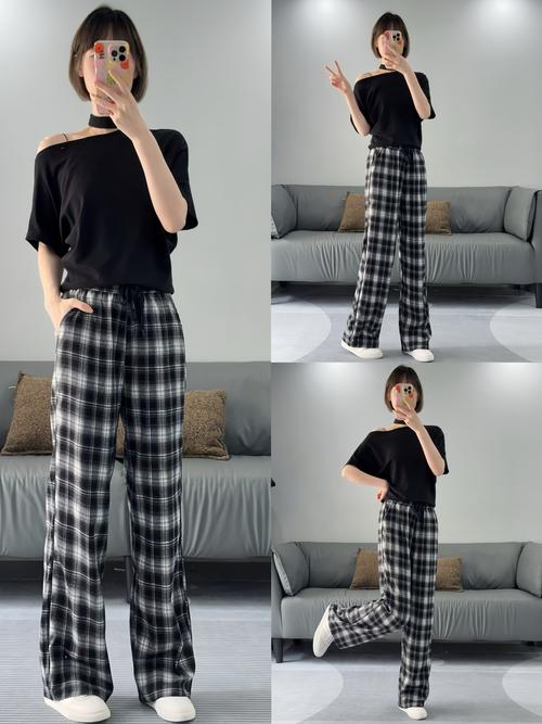 格子裤搭配什么鞋子